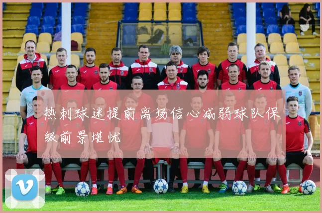 热刺球迷提前离场信心减弱球队保级前景堪忧